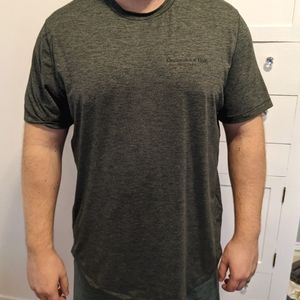 Scoop neck moisture wicking T-shirt